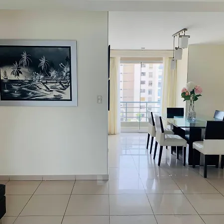 Spacious Apartment In Miraflores Lima Exterior foto